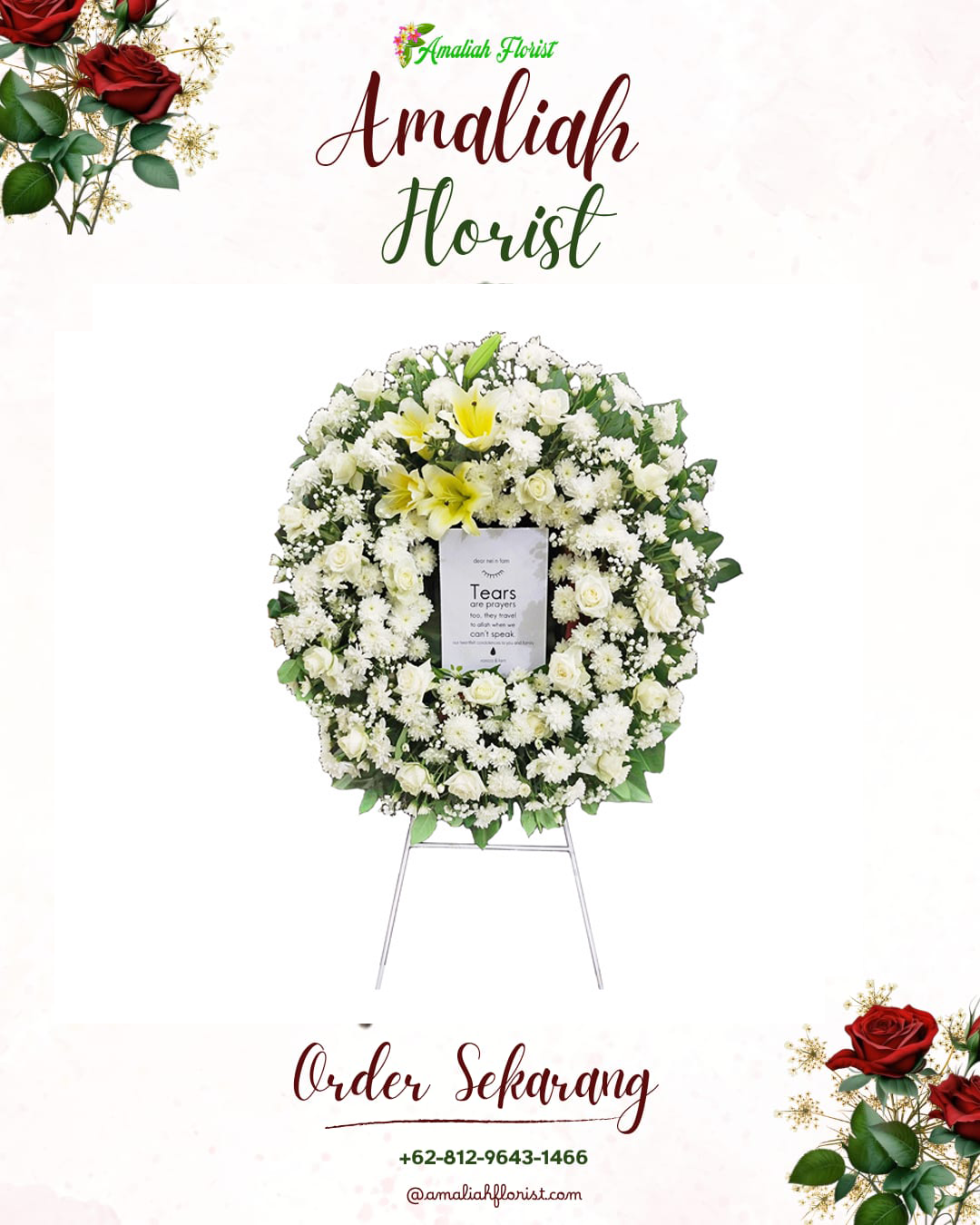 Krans Bunga Duka Barat